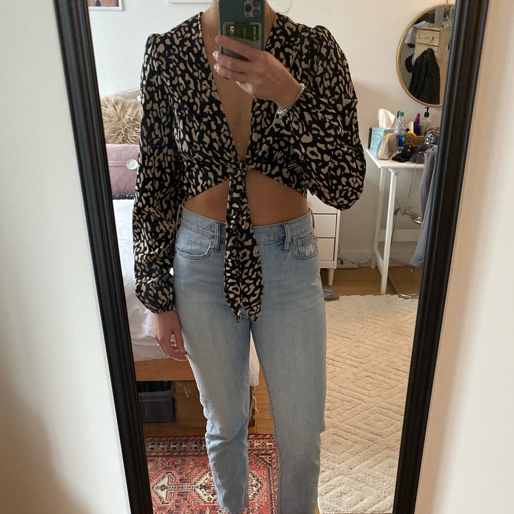 Nasty Gal tie top